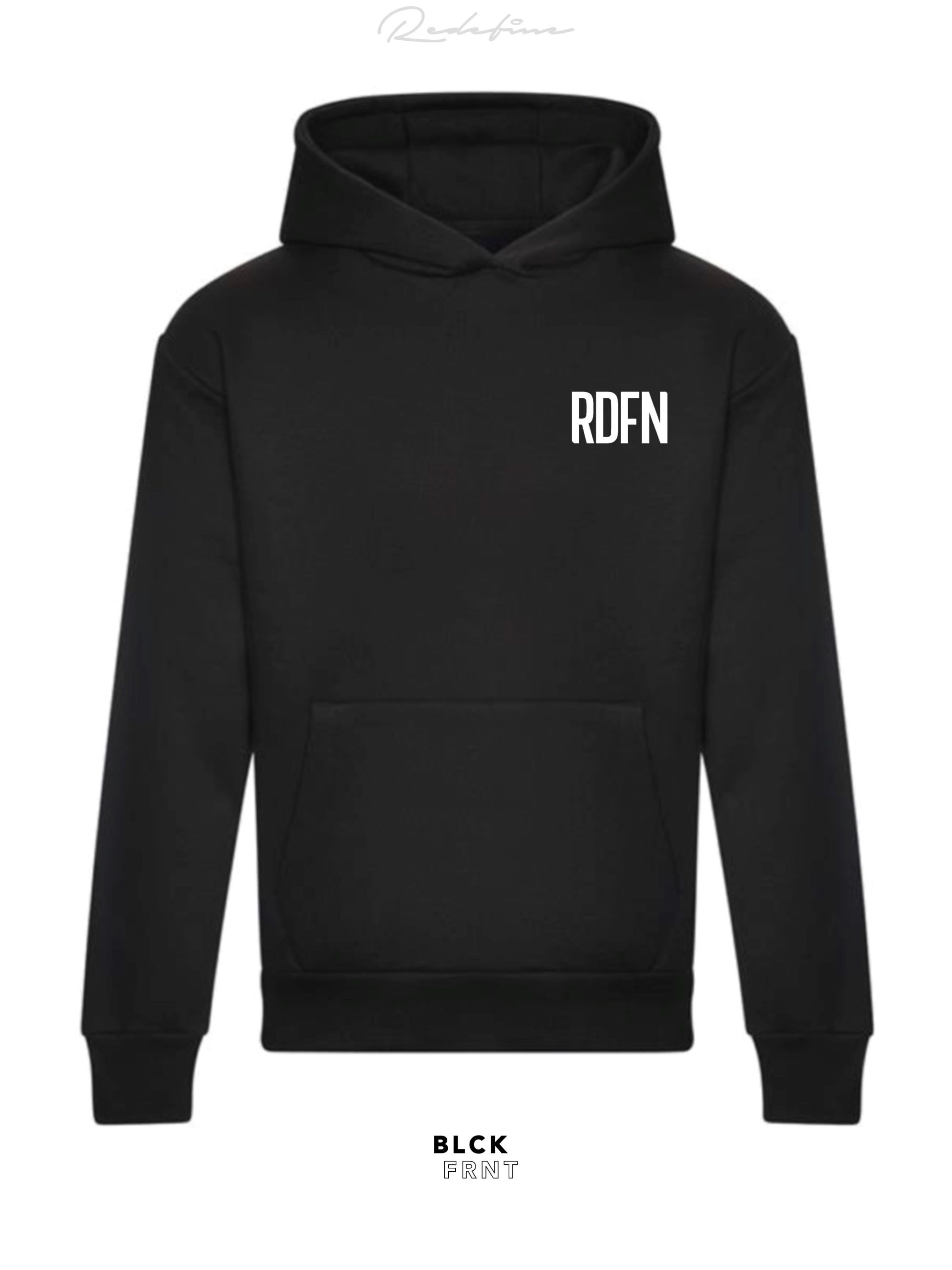 Group Hoodie Front - Black