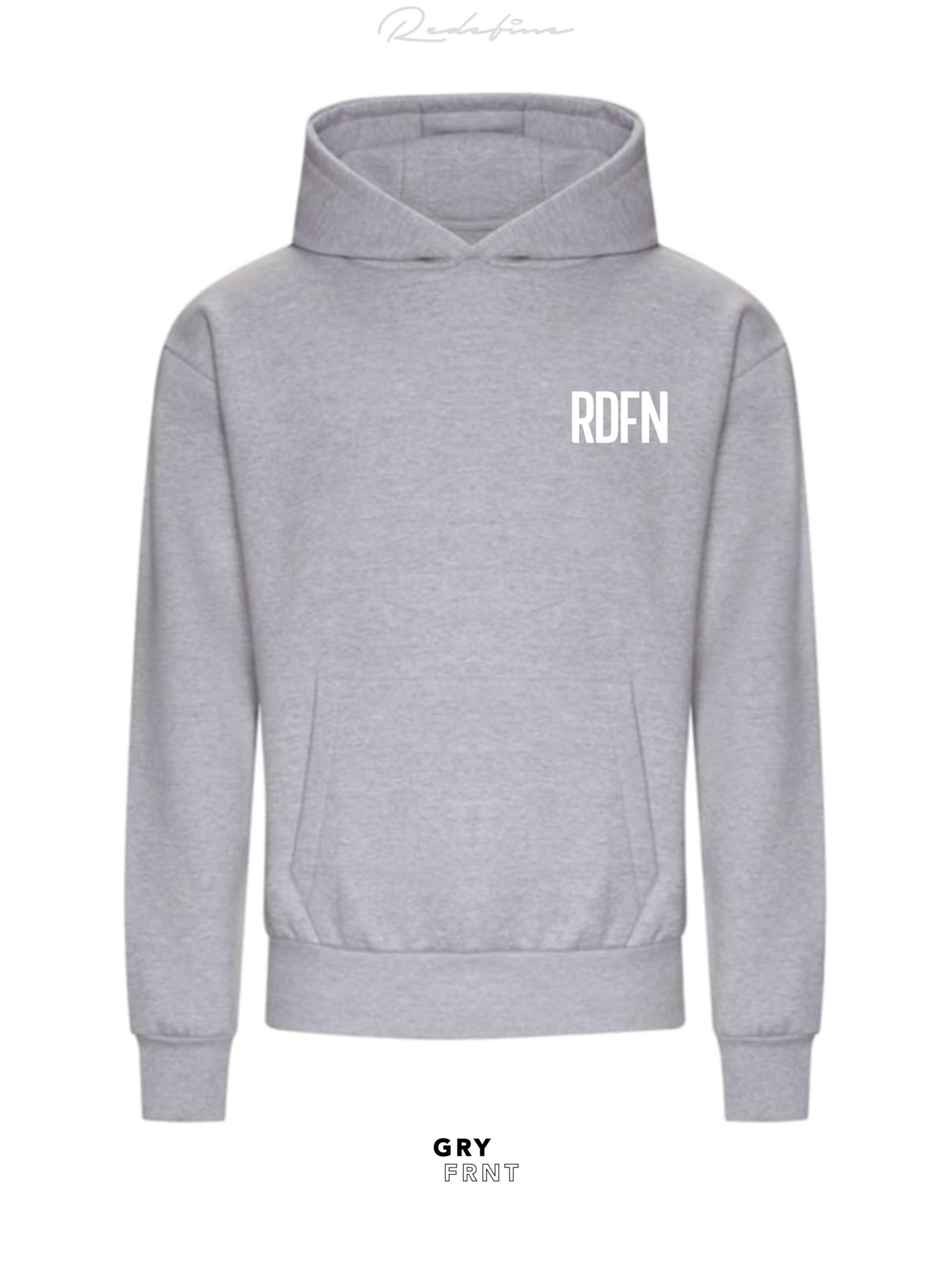 Group Hoodie Front - Grey