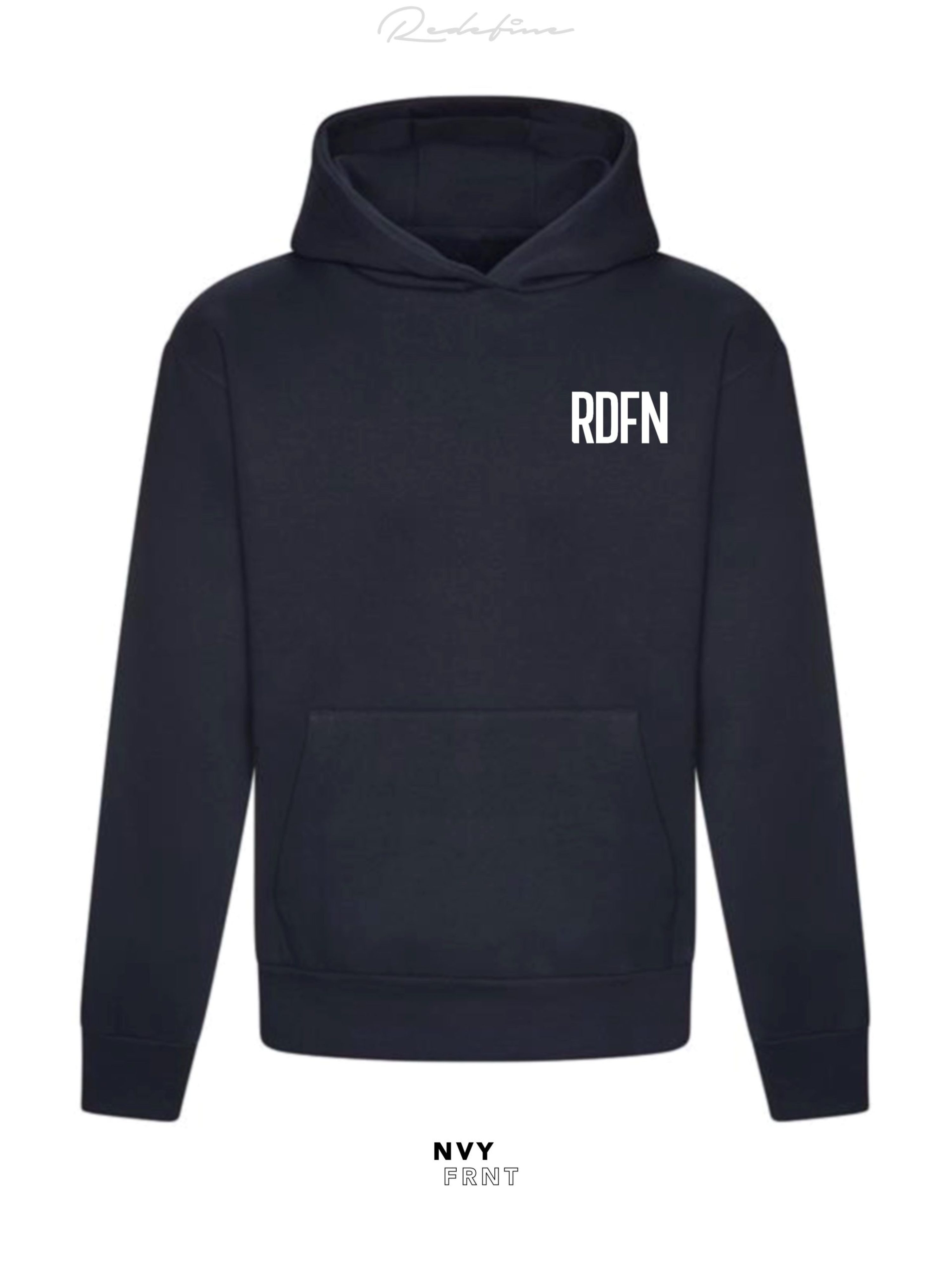 Group Hoodie Front - Navy